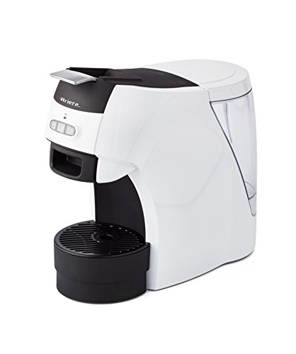 Ariete 1301, Macchina per Espresso Compatibile con Cialde ESE Biodegradabili e Macinato in Polvere, Caffè Lungo o Corto, Griglia Regolabile per Tazza Grande e Piccola, Autospegnimento, 1100 Watt