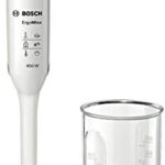 Bosch MSM64010 Mixer a Immersione, 450 W, 1 Liter, 50 Decibel, Plastica, Bianco