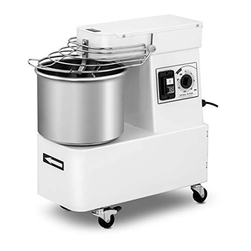 Royal Catering Impastatrice Professionale Macchina Planetaria RC-SPFH10 (10 Litri, 35 kg/h, 370 W, Testa e Ciotola Fissi)