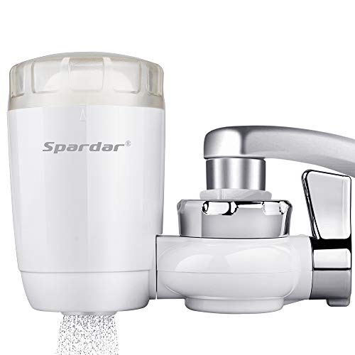 Spardar Sistema di filtraggio dellAcqua per Rubinetto con Materiale Ultra Assorbente Adatto a rubinetti Standard 2 Pack07 