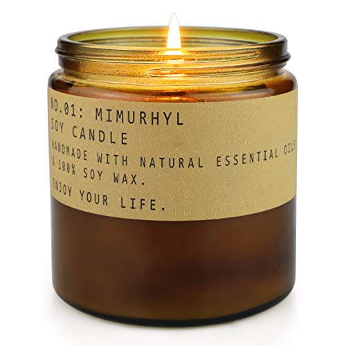 olio essenziale puro per il relax idea regalo perfetta per Natale alleviare lo stress Candele profumate rilassarsi cera di soia naturale aromaterapia San Valentino 