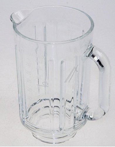 BICCHIERE IN VETRO PER FRULLATORE TERMORESISTENTE ORIGINALE KENWOOD PER PLANETARIE CHEF / MAJOR (VERSIONE AT358 / KAH358GL)