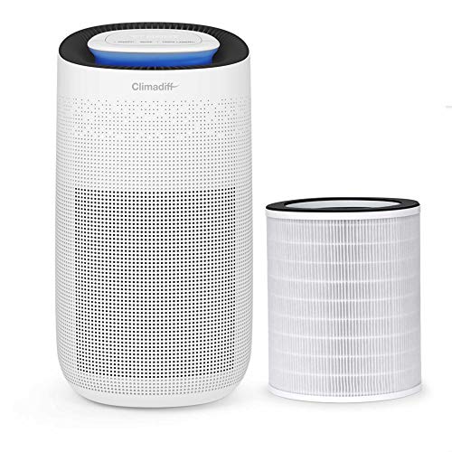 Climadiff – Purificatore d’aria AIRPUR3 – Purifica la tua stanza di vita fino a 50 m² – Distruggere Virus, batteri, Allergeni e Malvasi – Filtro HEPA13 e tecnologia UV.