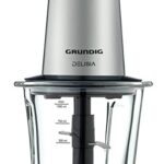 GRUNDIG CH 8680 – Tritatutto multiuso in vetro, 1 l, in acciaio INOX, 1 litro