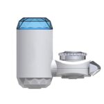 LORIEL – Depuratore d’acqua per rubinetto, filtro a 7 fasi/design a doppia uscita, rubinetto filtro intelligente, purificatore per la casa con finestra trasparente (2 pezzi)