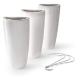 Ligano® Umidificatore moderno in ceramica per termosifoni, in set da 3 pezzi