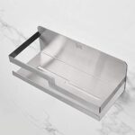 MW® Mensola doccia senza foratura | Adesivo | 100% acciaio inossidabile | Portaspezie | Porta spugne | Scaffale bagno | portaoggetti da doccia | Accessori bagno | Cestini bagno