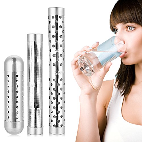 Portable alkaline Water stick, 3pcs/set PH Alkalizer ionizzatore idrogeno minerali Wand filtro depuratore d’ acqua