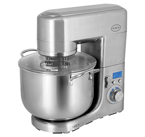 RGV Pastaprof PL10S Impastatrice planetaria, capacità 10 lt, Doppio Gancio, 1500 Watt, 6 velocità, Silver, W
