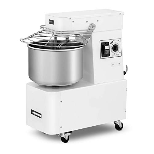 Royal Catering Impastatrice Professionale Macchina Planetaria RC-SPFH15 (15 litri, 48 kg/h, 750 W, Testa e Ciotola Fissi)