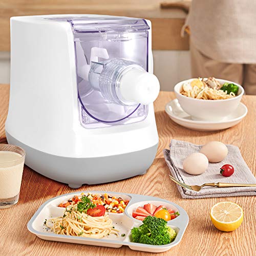 TTLIFE Macchina per la Pasta Elettrica LCD Pasta Maker Intelligente Macchina Per Tagliatelle Con 13 Stampi Crea Pasta Fatta In Casa Spaghetti Maccheroni Pelle Di Gnocco