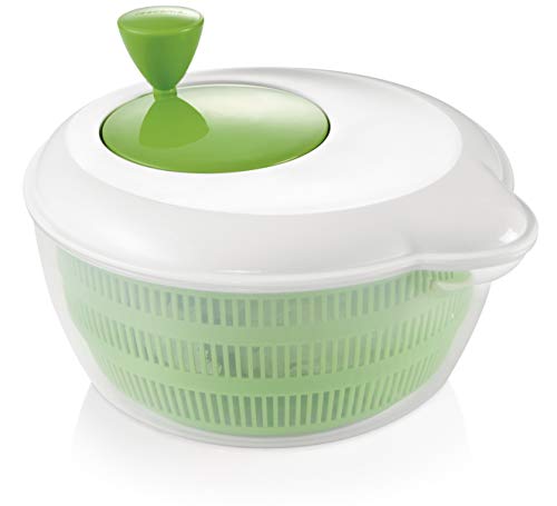 Tescoma 643590 Centrifuga per Insalata “Handy”, bianco / verde