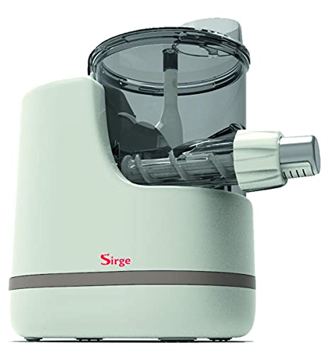 Sirge Macchina per pasta fresca intelligente con BILANCIA automatica e 18 TRAFILE – 220W – versamento acqua automatico